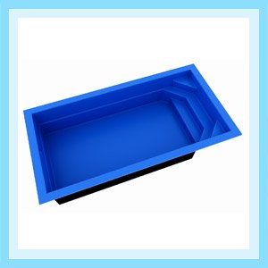 Modelo RC425 fabricada en plastico reforzado con fibra de vidrio pintada con gelcoat con resina isoftalica